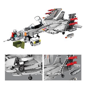 لگو کریتور هواپیمای بمب افکن مدل SEMBO 1186pcs Bomber Fighters_اسباب بازی